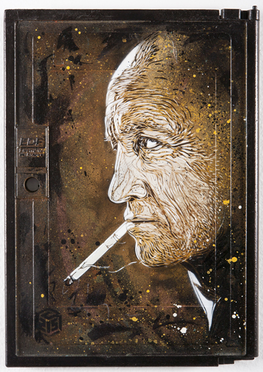 C215’s stencils are beyond compare. Painting by C215, photo courtesy of the Shooting Gallery. 